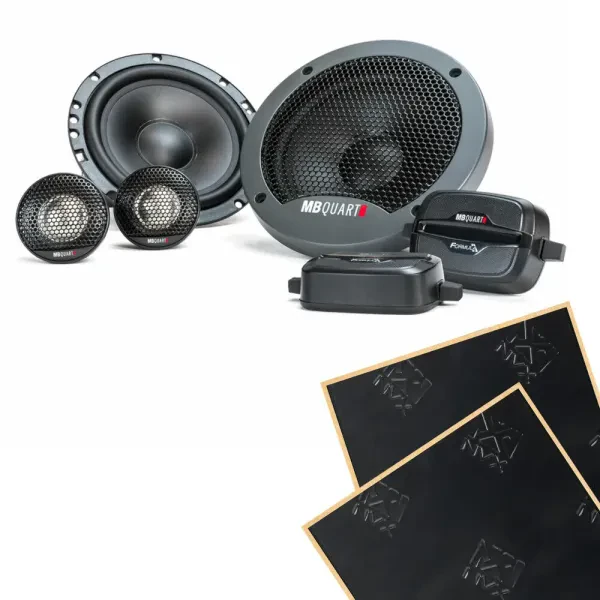 MB Quart FSB216 6.5" Formula Series Component Speaker System with Sound Damping
