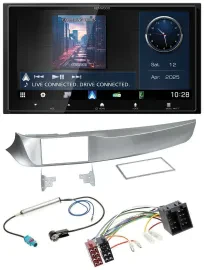Kenwood Bluetooth 2DIN USB DAB MP3 Autoradio für Alfa Giulietta 05/2010-10/2013