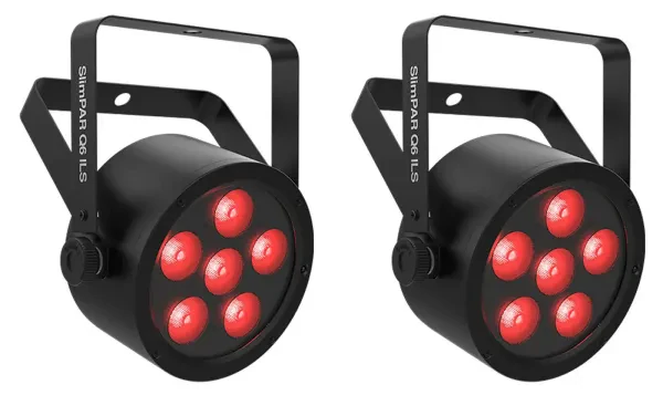 Светодиодный прибор Chauvet DJ SlimPAR Q6 ILS RGBA LED D-Fi USB DMX (пара)