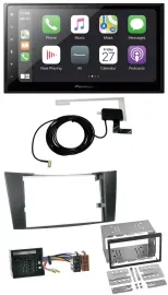 Pioneer USB MP3 2DIN Bluetooth DAB Autoradio für Mercedes CLS E-Klasse W211 02-0