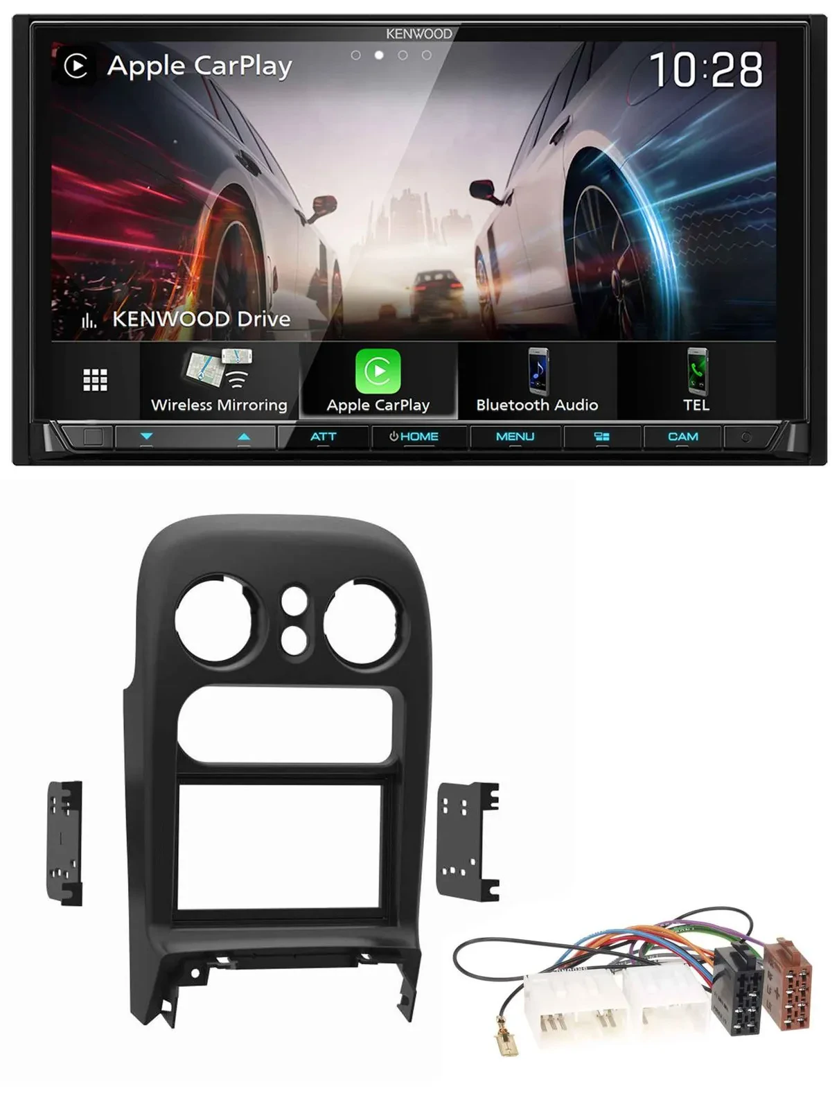 Kenwood MP3 2DIN USB DAB Bluetooth Autoradio für Mazda MX-5 (1994-1997)