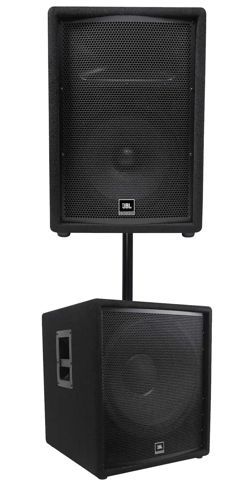 JBL JRX212 1,000 Watt 12" 2-Way DJ P/A Speaker+18" 1,400w Subwoofer Pro Sub