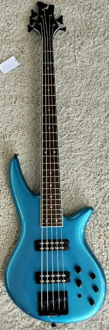 Бас-гитара Jackson SBX V Spectra X Series Electric Blue