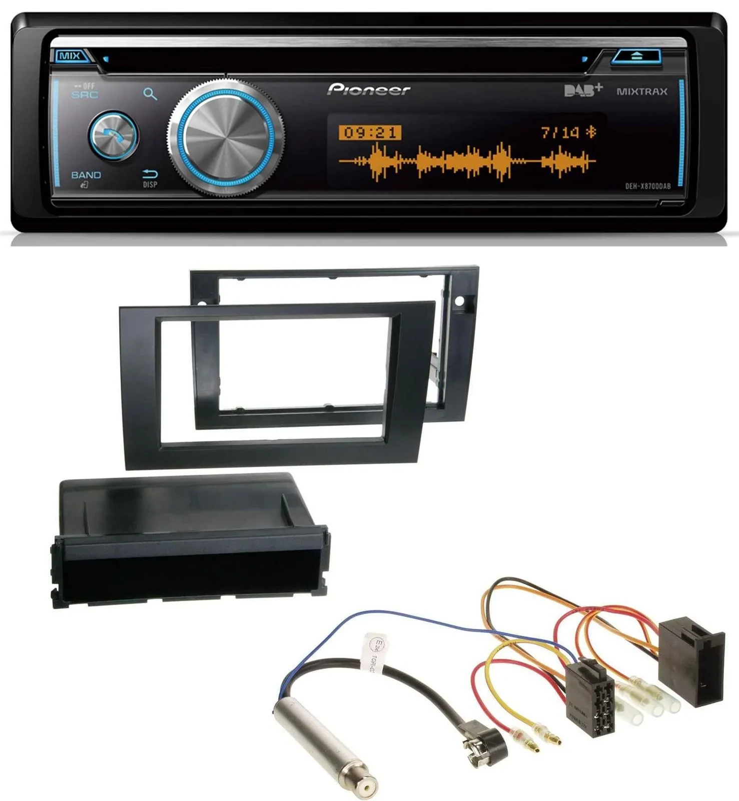 Pioneer MP3 DAB USB CD Bluetooth Autoradio für Audi A4 B6 B7 2001-2008 Symphony