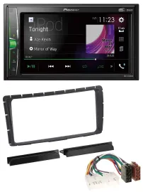Pioneer 2DIN MP3 DAB USB Bluetooth Autoradio für Toyota Hilux (ab 2011)