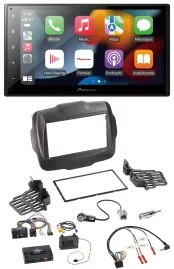 Pioneer DAB Bluetooth 2DIN USB Lenkrad Autoradio für Jeep Renegade ab 2015