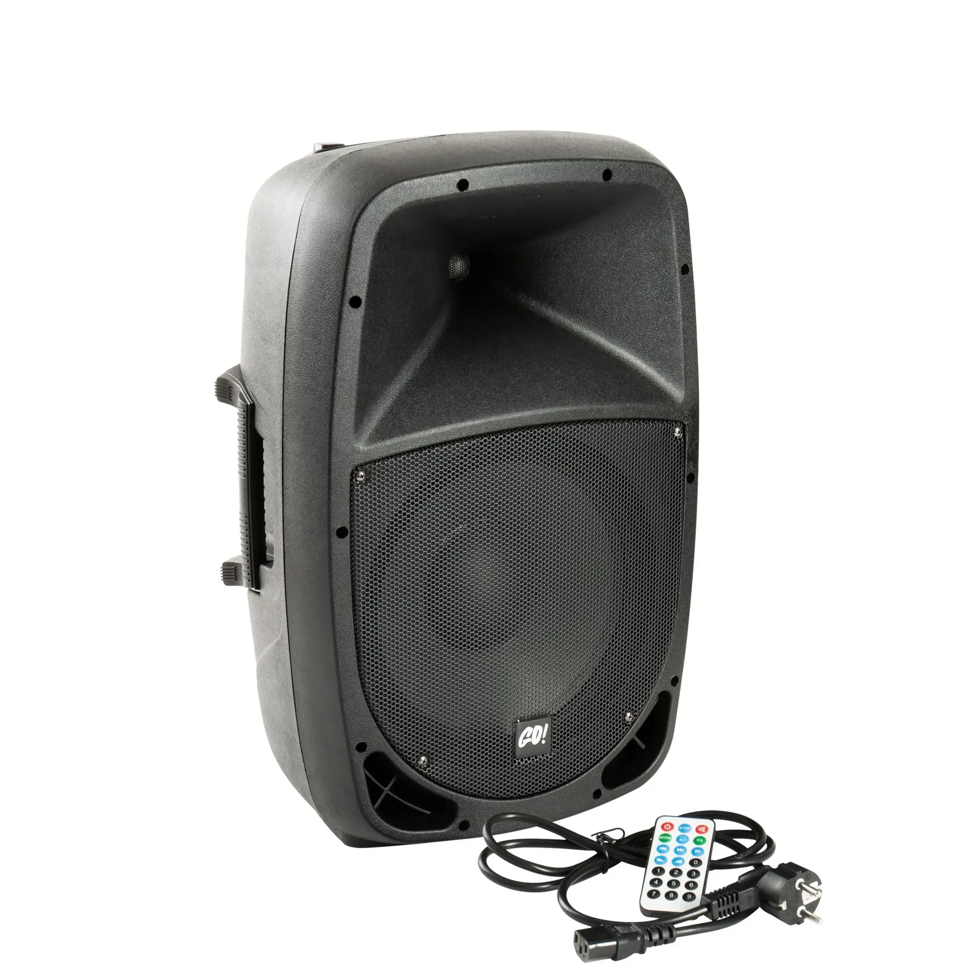 Активная акустическая система для PA MUSIC STORE GO! 12A MKII 12", 2‑полосная, 600W Peak/200W RMS, Bluetooth, USB/SD, 3‑канальный микшер
