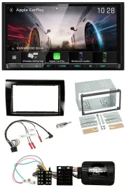 Автомагнитола для Fiat Bravo 2007–2014 Kenwood 2-DIN, USB, DAB, Bluetooth