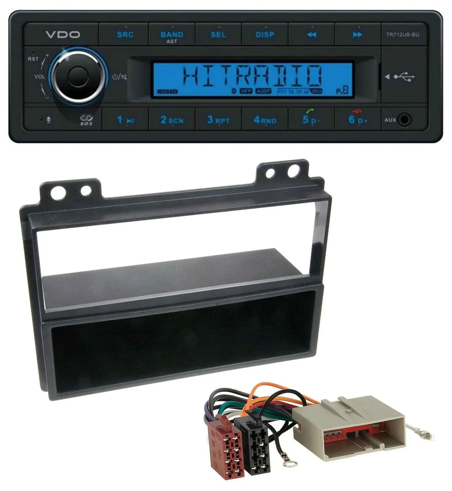 Автомагнитола для Ford Fiesta 03-05 и Fusion 02-05 VDO Bluetooth USB AUX MP3
