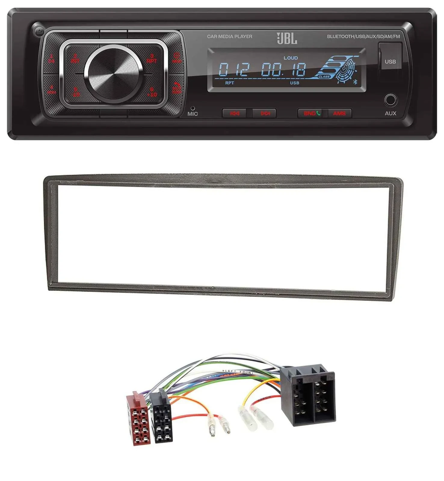 JBL SD AUX MP3 USB Bluetooth Autoradio für Alfa Romeo GTV (ab 2004)