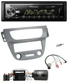 Автомагнитола Pioneer Bluetooth USB DAB для Renault Megane III 2009–2012 с поддержкой кнопок на руле