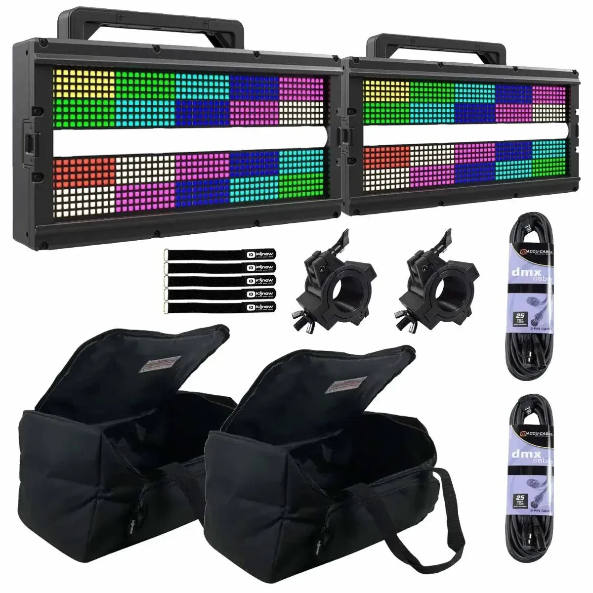 Светодиодный прибор American DJ JOLT PANEL FXIP с аксессуарами (пара)