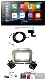 Pioneer Lenkrad USB Bluetooth DAB 2DIN Autoradio für Kia Sportage 3 2010-2015 si