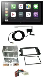 Pioneer USB MP3 2DIN Bluetooth DAB Autoradio für Fiat Sedici Suzuki SX 4 ab 06