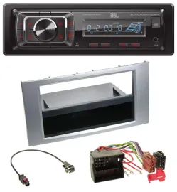 JBL SD AUX MP3 USB Bluetooth Autoradio für Ford Fiesta Focus 2004-2008 silber