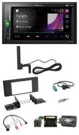Pioneer MP3 DAB Lenkrad 2DIN Bluetooth Autoradio für BMW X5 E53 2000-2006