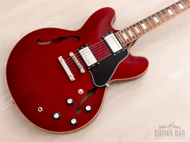 2020 ESP Edwards E-SA-125-LTS Semi-Hollow Carved Top 335 Japan w/ Case