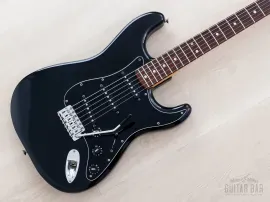 1979 Fender Stratocaster Vintage Electric Guitar Black, 100% Original w/ Case