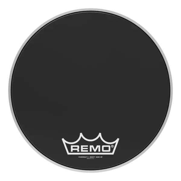 Пластик для барабана Remo 16" Powermax 2 Ebony Crimplock