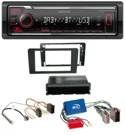 Kenwood MP3 Bluetooth USB DAB Autoradio für Audi A3 03-06 8P Symphony Aktivsyste