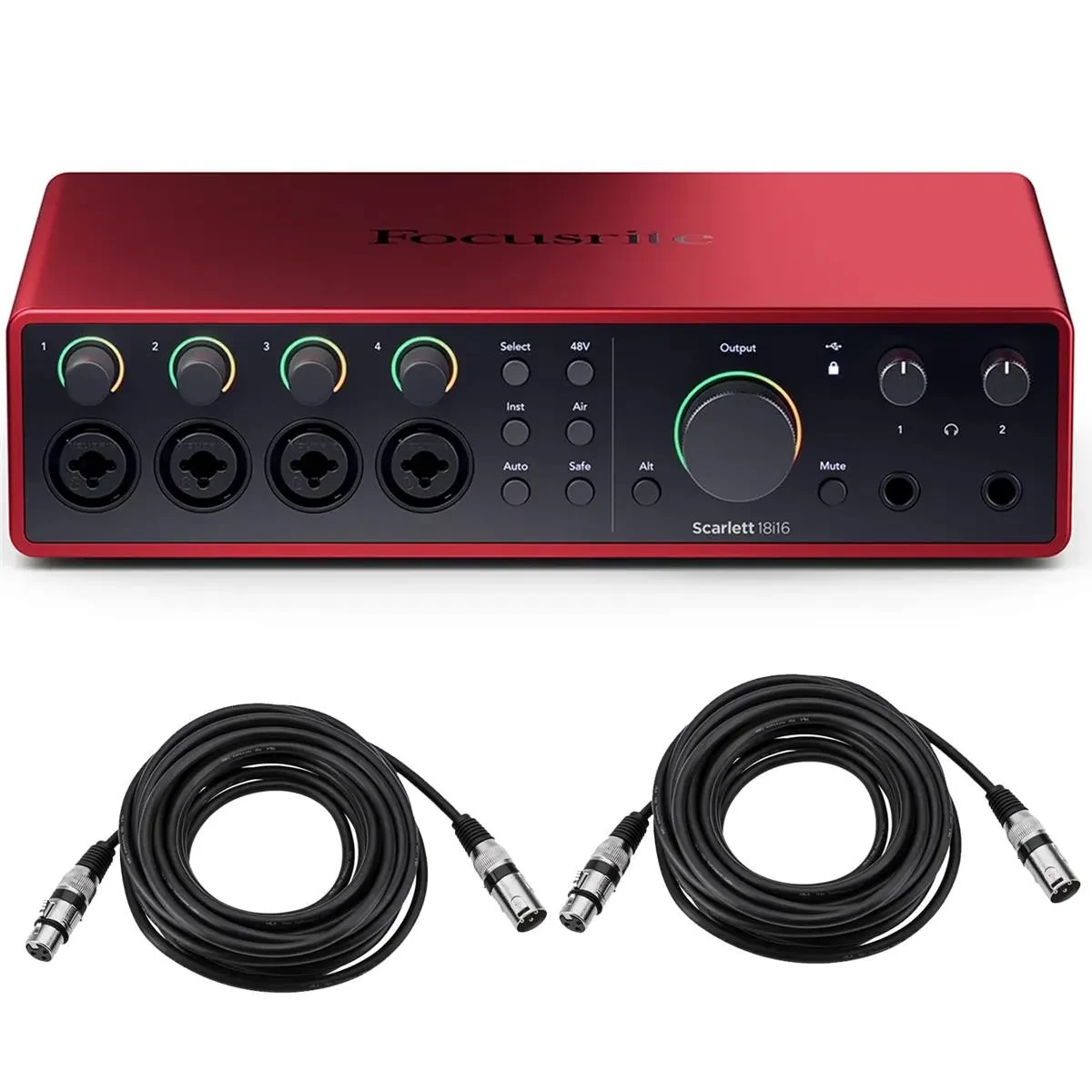 Focusrite Scarlett 18i16 4th Gen USB Audio Interface with Software Suite and XLR