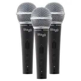 Вокальные микрофоны Stagg SDM50-3 комплект
