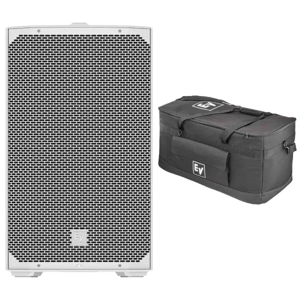 Electro-Voice EVERSE12 White 2-Way Powered Battery Powered 12" DJ PA Speaker ...