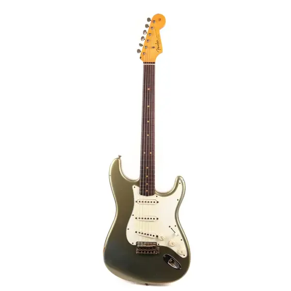 Электрогитара Fender Custom Shop 1964 Stratocaster Relic Aged Ice Blue Metallic George Ruiz