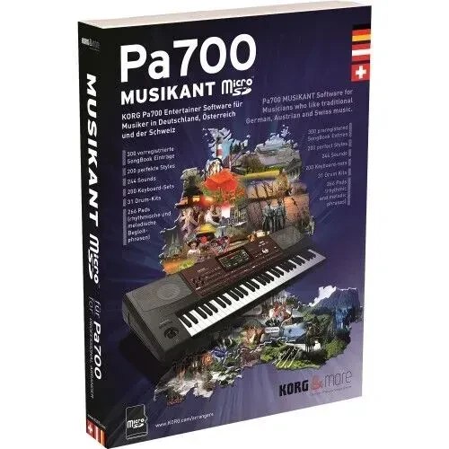 Korg PA-700 Musikant Software micro-SD Karte | Neu