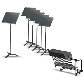 Пюпитр Proline Orchestral Music Stand MH Large Kit (6 штук) с тележкой
