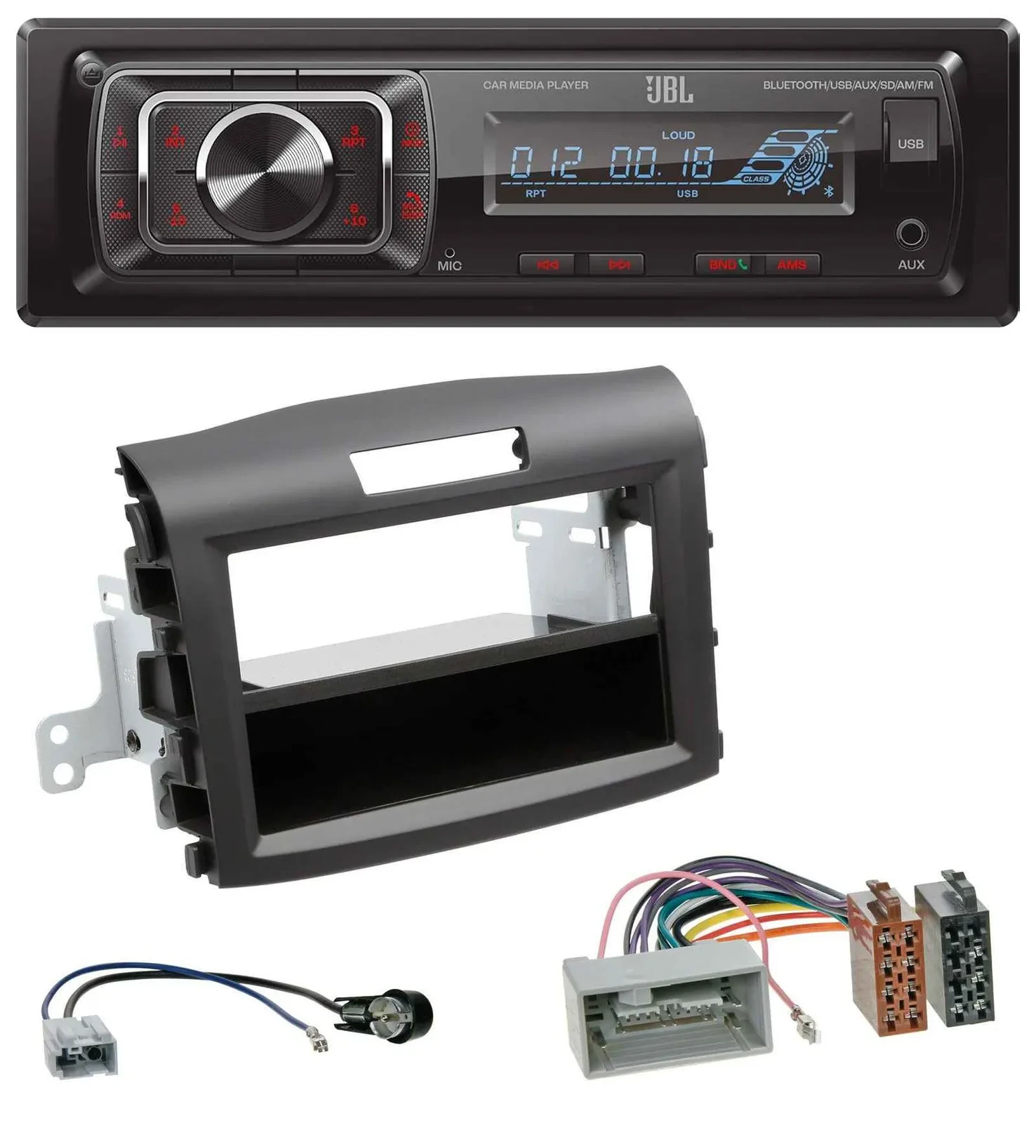 JBL SD AUX MP3 USB Bluetooth Autoradio für Honda CR-V (ab 2013)