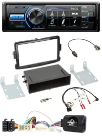 JVC Bluetooth Lenkrad USB DAB Autoradio für Dacia Duster Dokker Logan ab 12 pian