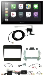 Pioneer USB Lenkrad 2DIN Bluetooth DAB Autoradio für Porsche 911 2011-2017 991