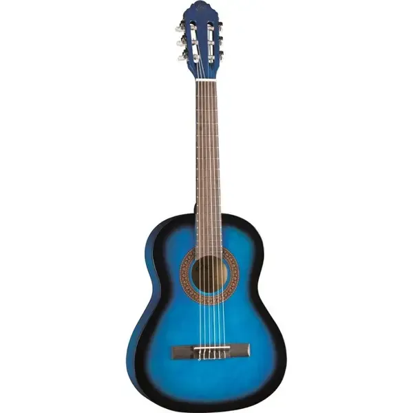 Классическая гитара EKO CS-5 Blue Burst 3/4 с чехлом