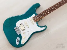 Б/У Электрогитара Fender '62 Stratocaster ST62/ASH/MH SSH прозрачный синий (MIJ)
