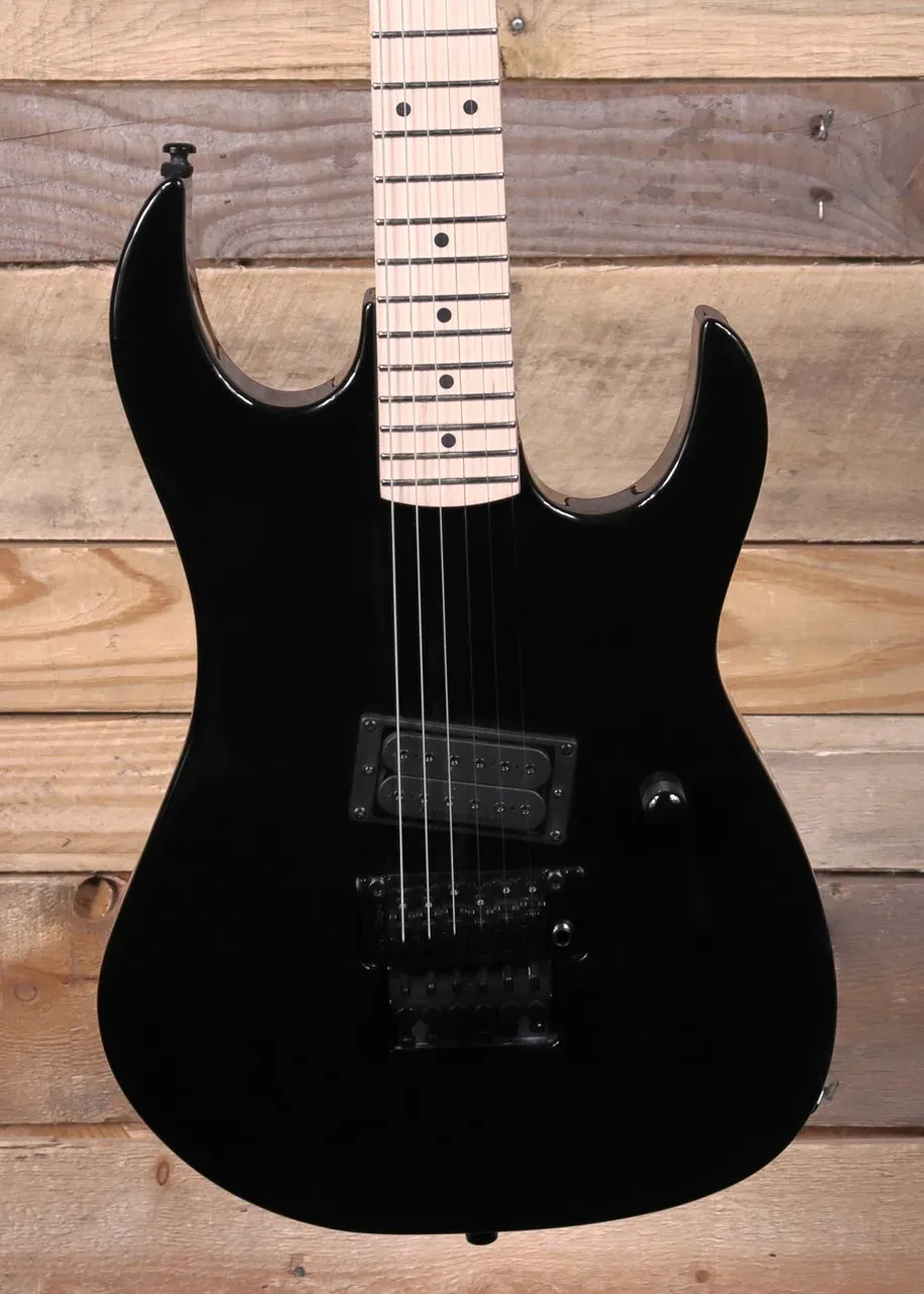 BC Rich Gunslinger Retro II Electric Guitar Black w/ Floyd  Rose