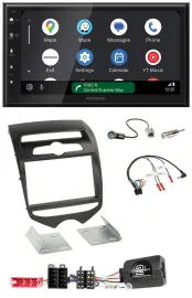 Kenwood DAB Bluetooth USB Lenkrad 2DIN Autoradio für Hyundai ix20 ab 2010 man. K