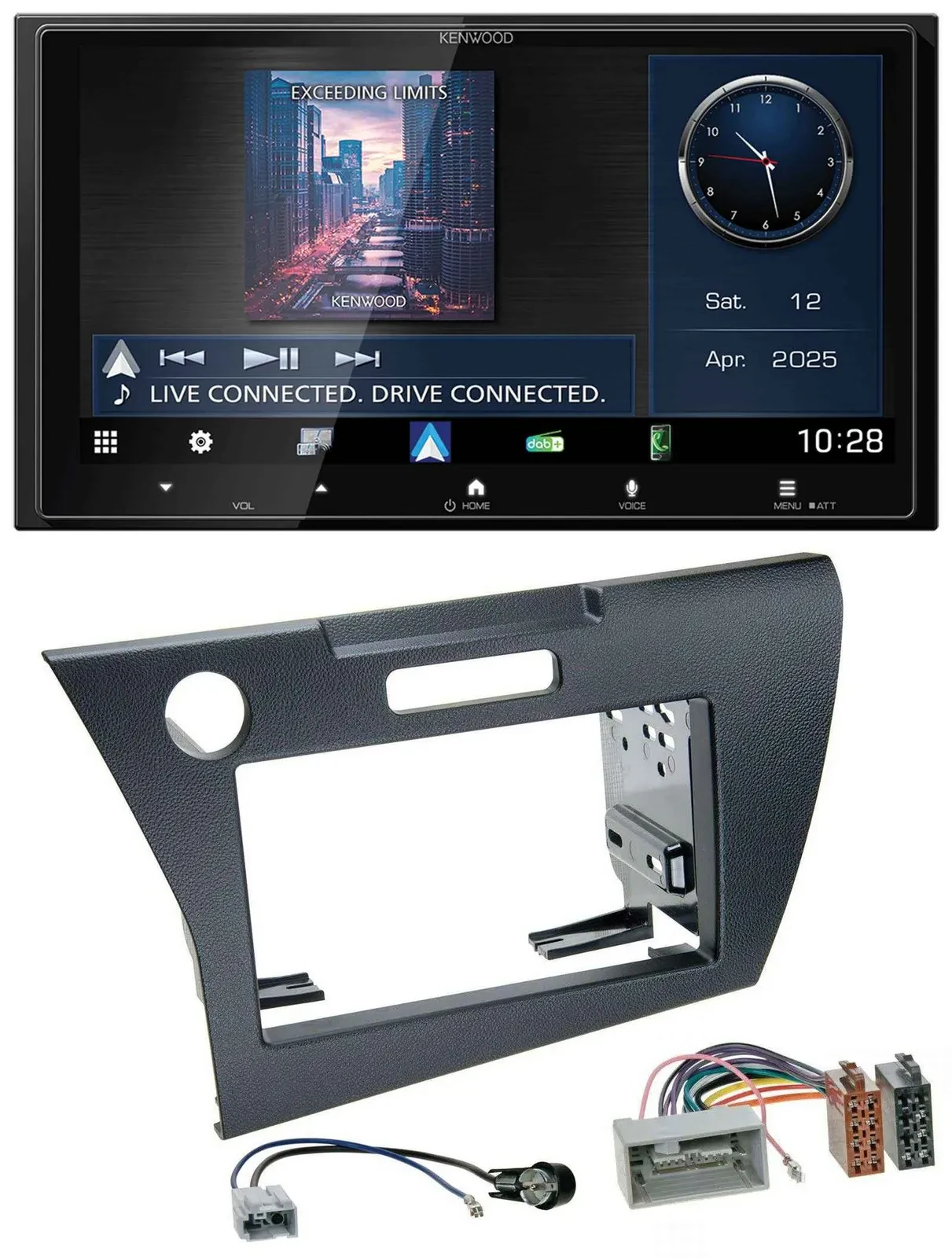 Автомагнитола Kenwood 2DIN Bluetooth USB DAB MP3 для Honda CR-Z (с 2010)