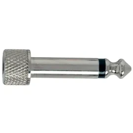 Valor Audio Twist-Tight Solderless 1/4" Straight Nickel Plug