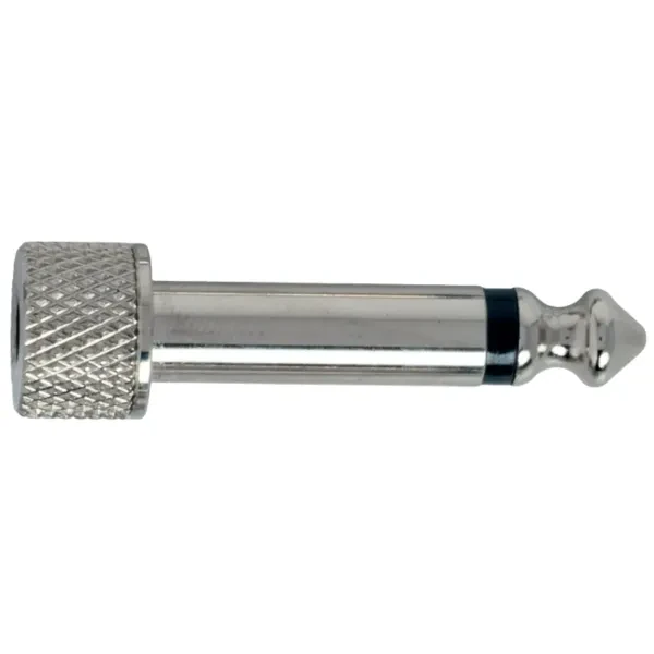 Valor Audio Twist-Tight Solderless 1/4" Straight Nickel Plug