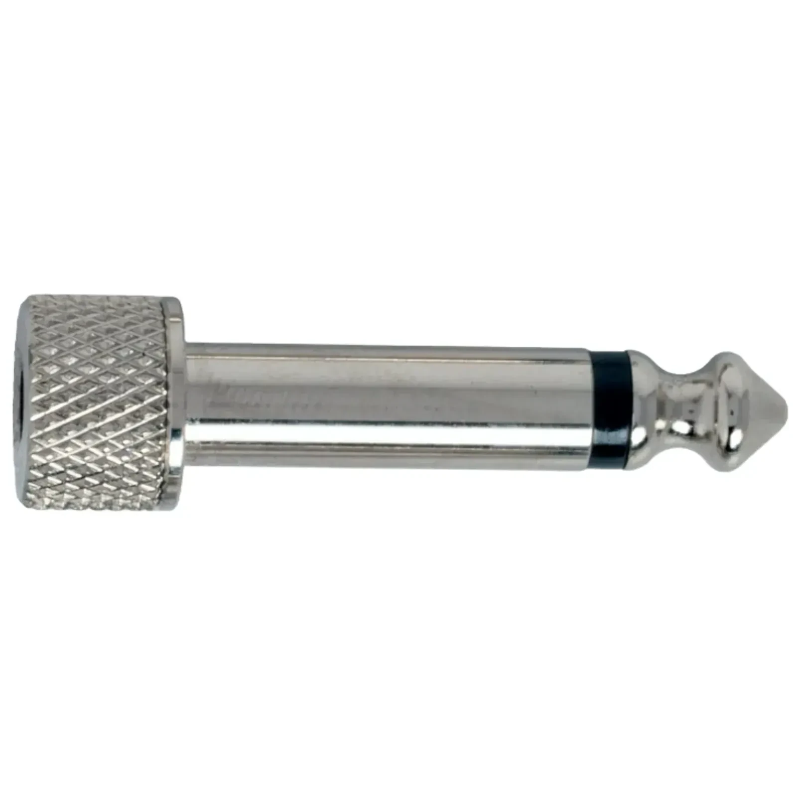 Разъем кабельный Valor Audio Twist-Tight Solderless 1/4" Straight Nickel Plug прямой, никелированный, без пайки