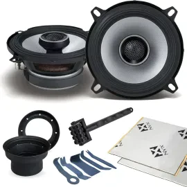 Alpine S2-S50 110W 5.25" Coaxial Car Speakers + Accessories