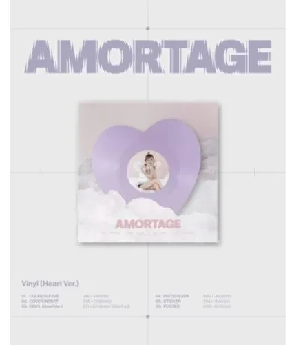 Виниловая пластинка Jisoo - Amortage - Heart Version - incl. Photobook, Sticker + Poster [New Vinyl