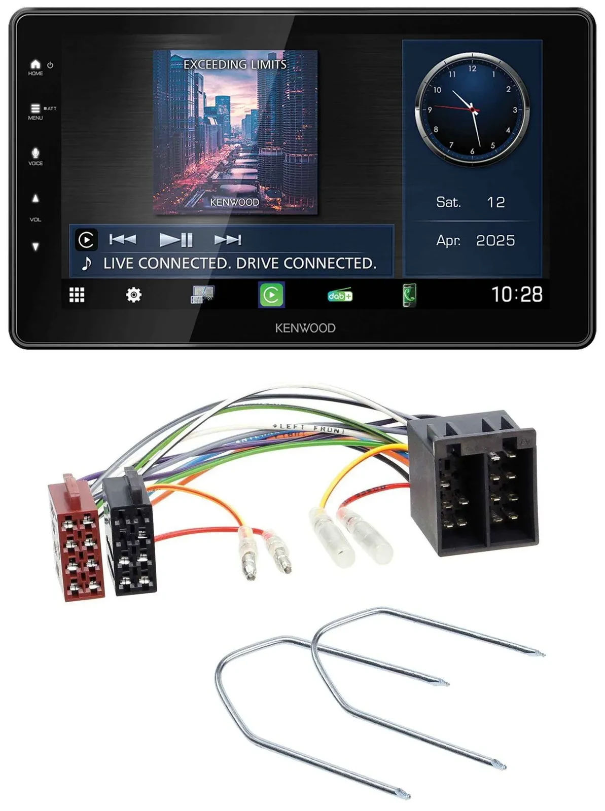 Kenwood MP3 Bluetooth USB DAB Autoradio für VW Passat B2/B3/B4 85-97 Golf 3 III