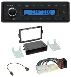 VDO AUX 1DIN MP3 USB Autoradio für Dacia Lodgy Sandero Opel Vivaro