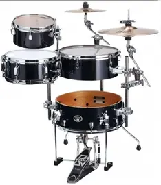 Ударная установка акустическая TAMA VD46CBCN  из 4-x барабанов серия SILVERSTAR COCKTAIL-JAM KIT BCB