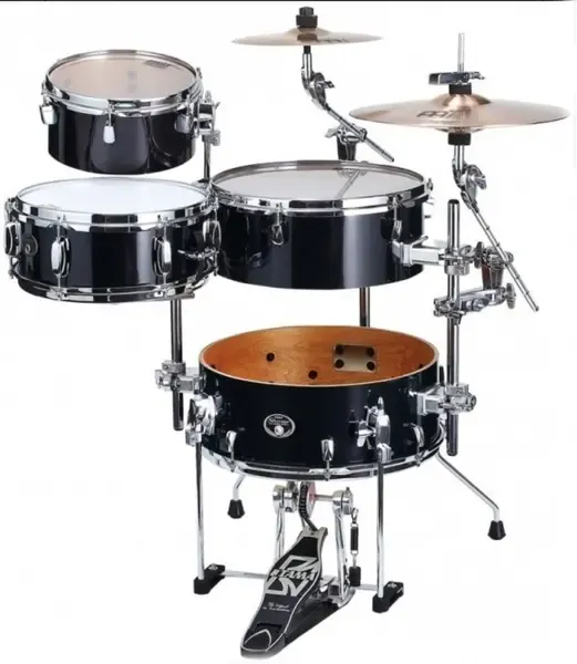 Ударная установка акустическая TAMA VD46CBCN  из 4-x барабанов серия SILVERSTAR COCKTAIL-JAM KIT BCB