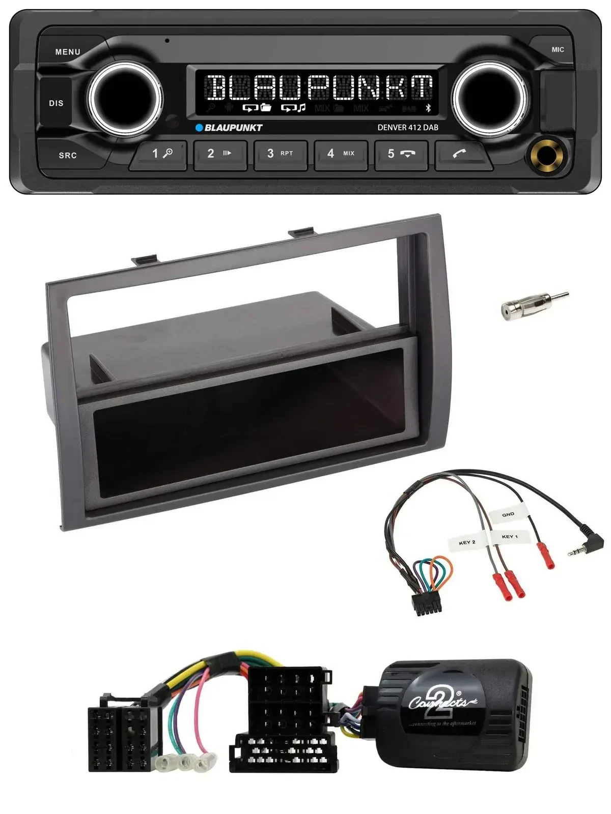 Blaupunkt Bluetooth DAB Lenkrad USB Autoradio für Citroen Jumper Peugeot Boxer 0