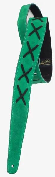 Ремень для гитары Henry Heller HPX-GRN Green Suede