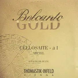 Струна для виолончели THOMASTIK Belcanto Gold BC25G 4/4 А